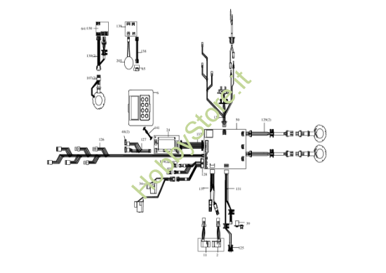 Picture of Esploso KR136E Circuito Impianto elettrico Kress