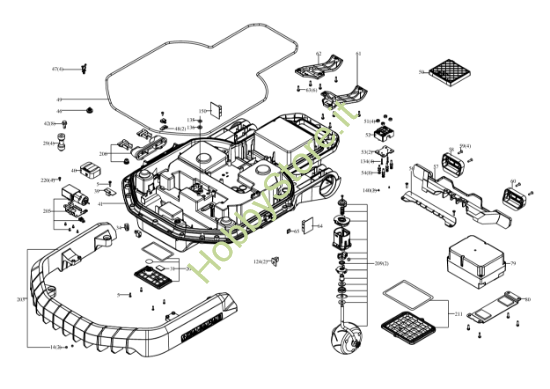 Picture of Esploso KR136E Scocca Kress