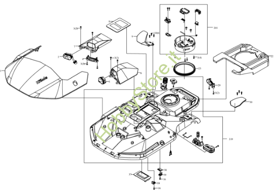 Picture of Esploso KR233E Copertura Kress
