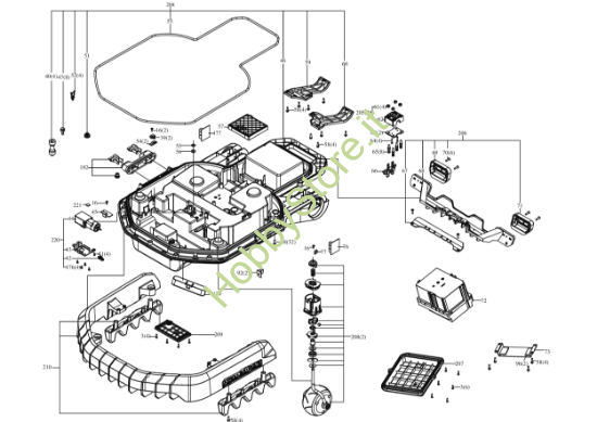 Picture of Esploso KR236E Scocca Kress