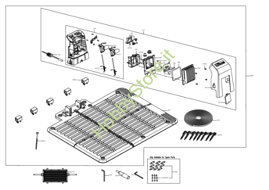 Picture of Esploso KR236E Stazione di ricarica Kress