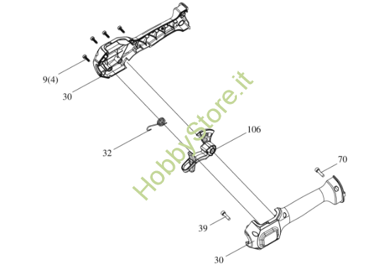 Picture of Esploso KC110.9 Maniglia Kress