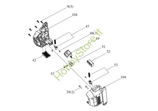 Picture of Esploso KC110.9 Alloggiamento Kress