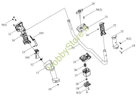 Picture of Esploso KC111.9 Maniglia Kress