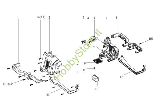 Picture of Esploso KC240.9 Alloggiamento Kress