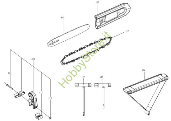 Picture of Esploso KC330.9 6 Accessori Kress