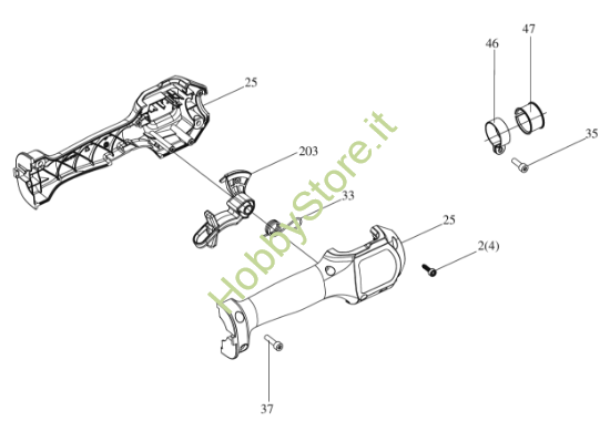 Picture of Esploso KC330.9 Maniglia Kress