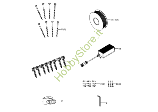 Picture of Esploso KR110 Ruote e accessori Kress