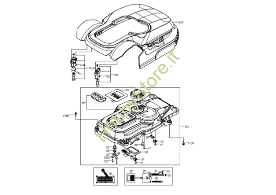 Picture of Esploso KR110 Copertura Kress