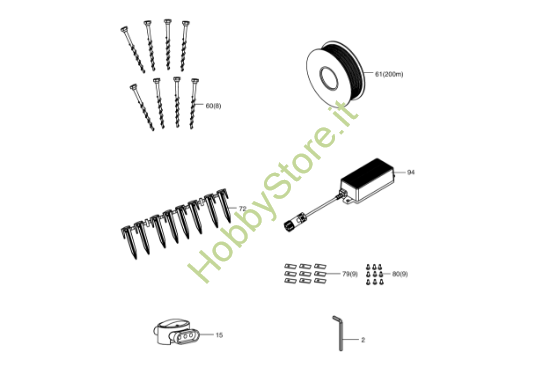 Picture of Esploso KR111 Ruote e accessori Kress