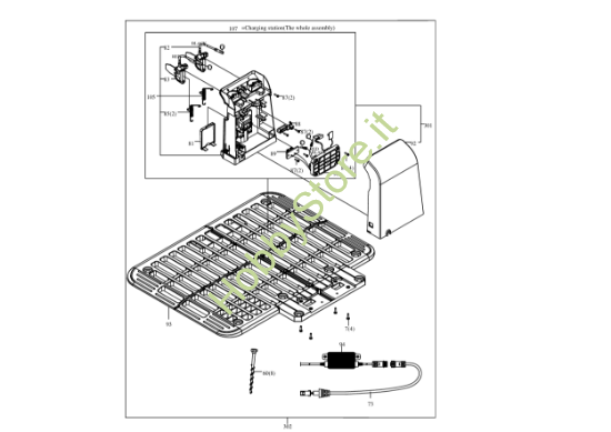 Picture of Esploso KR111 Stazione di ricarica Kress