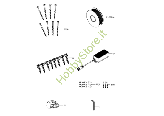 Picture of Esploso KR112 Ruote e accessori Kress