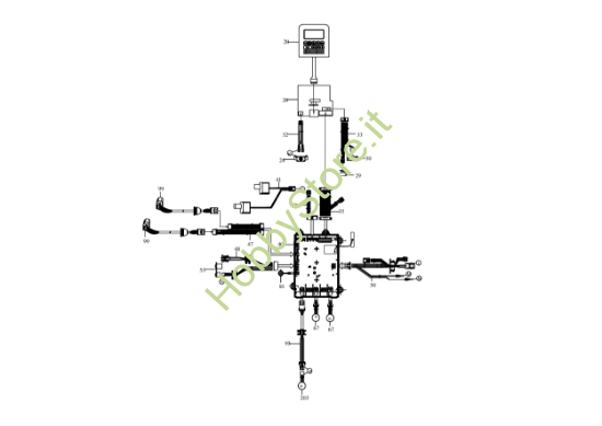 Picture of Esploso KR112 Circuito Impianto elettrico Kress