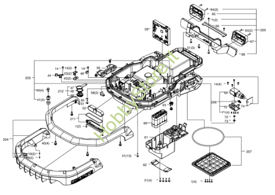 Picture of Esploso KR160E.A Scocca Kress