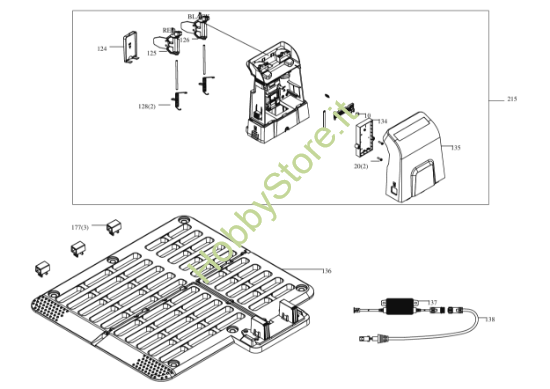 Picture of Esploso KR161E Stazione di ricarica Kress