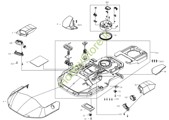 Picture of Esploso KR161E Copertura Kress