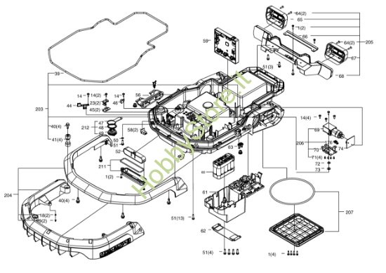 Picture of Esploso KR172E Scocca Kress
