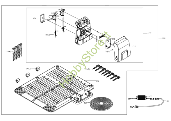 Picture of Esploso KR172E Stazione di ricarica Kress