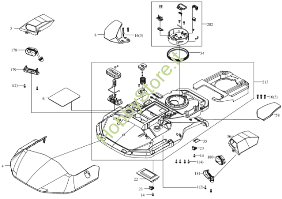Picture of Esploso KR172E.A Copertura Kress