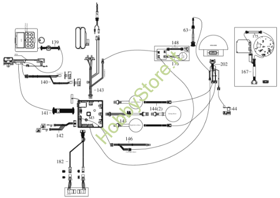 Picture of Esploso KR172E.A Circuito Impianto elettrico Kress