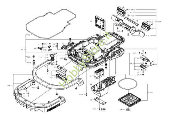 Picture of Esploso KR172E.A Scocca Kress