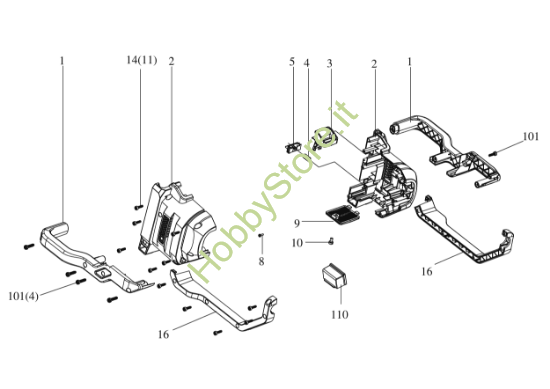 Picture of Esploso KC241.9 Alloggiamento Kress