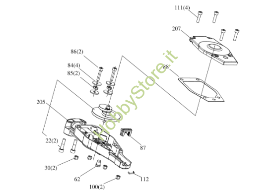 Picture of Esploso KC241.9 Gear box Kress
