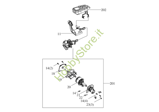 Picture of Esploso KC270.9 Impianto elettrico Kress