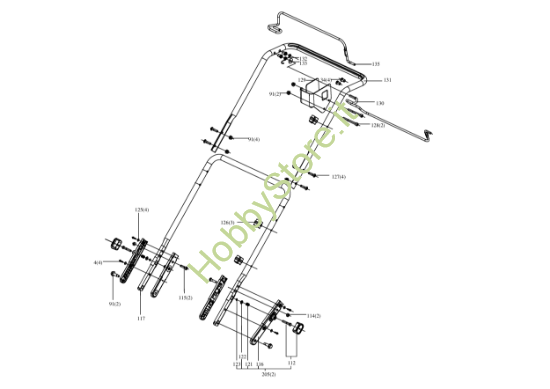 Picture of Esploso KC711.9 Maniglia Kress