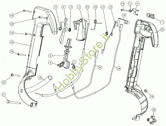 Picture of Impugnatura comandi  dal  31/03/2012BL1200