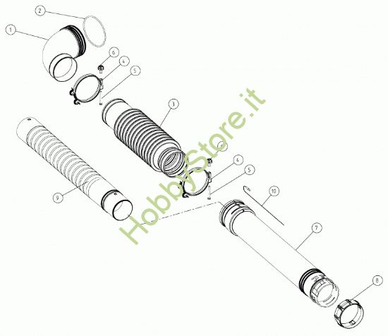Picture of Tubi prolunga e gomito BL1200 prodotto dal  22/05/2018