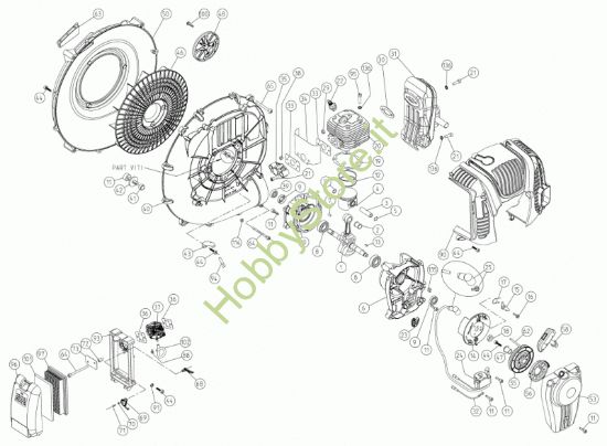 Picture of Motoventola filetto metrico BL1200N Epa/Eur5 
