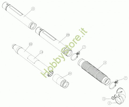 Picture of Tubi prolunga e gomito BL77F
