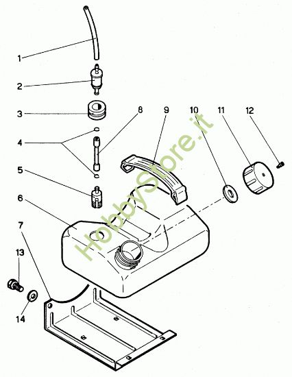 Picture of Serbatoio miscela 