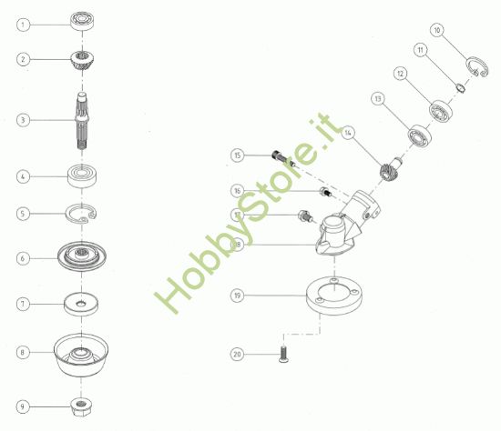 Picture of Gruppo scatola ingranaggi DC5M