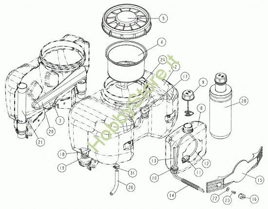 Picture of Serbatoio liquidi L.17 e miscela prodotto dal  31/12/2009