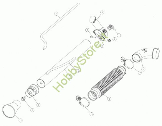 Picture of Tubo lancio e gomito serie 3 Evo 