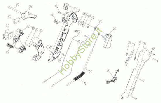 Picture of Impugnatura comandi atomizzatore serie  prodotto dal 3E/3EVO Ma