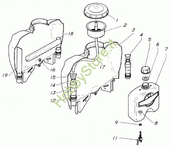 Picture of Serbatoio liquidi L.14 e miscela prodotto dal 09/06/96