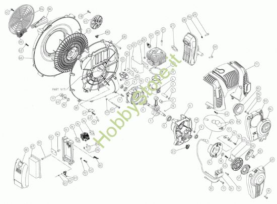 Picture of Motoventola filetto metrico M1200 