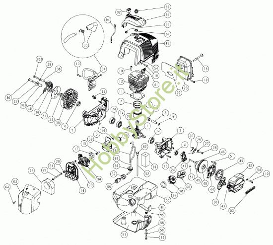 Picture of Motore C5SC 52cc 27/08/2015  dal  30/09/2016SC105