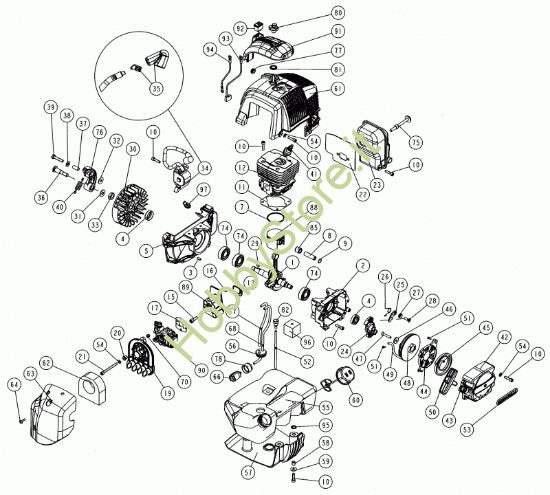 Picture of Motore C5SC 52cc  dal  29/09/2009SC105