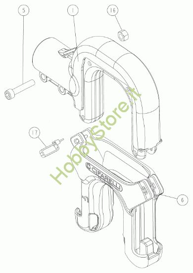 Picture of Gancio D.32 con copertura con asole 
