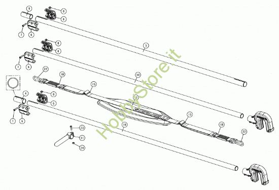 Picture of Tubi prolunga e spallaccio prodotto dal 15/05/2006