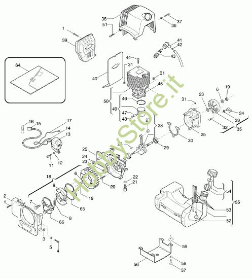 Picture of Motore 42cc, 52cc prodotto dal  10/06/2005