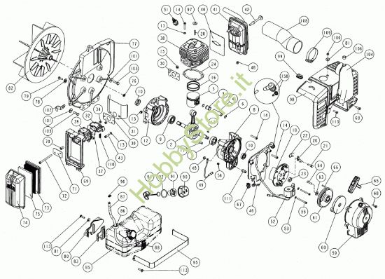 Picture of Motore V77 x convogl. in plastica 18/03/2009  dal  21/07/2009 matr.01H52RI
