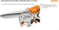 Potatore Stihl Gta 30 a batteria