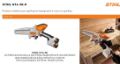 Potatore Stihl Gta 30 a batteria