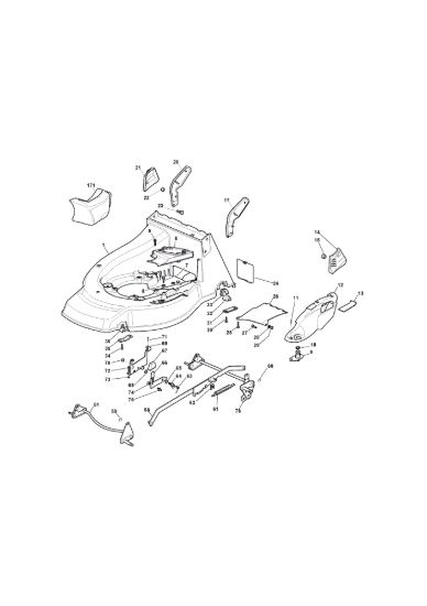 Picture of Chassis E Regolazione Altezza di Taglio
