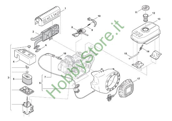 Picture of Motore - ST. 182 cc